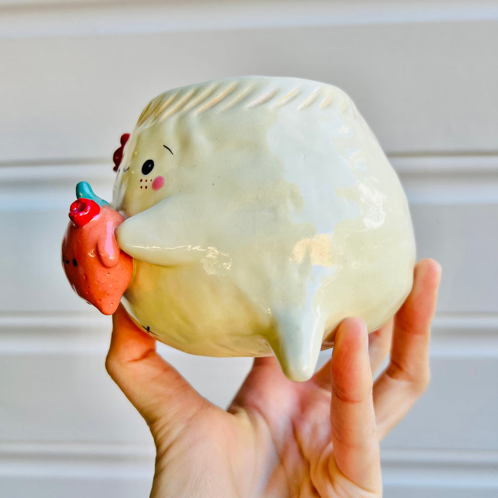 Dumpling VASE with mandarin friend, photo 3 of 4
