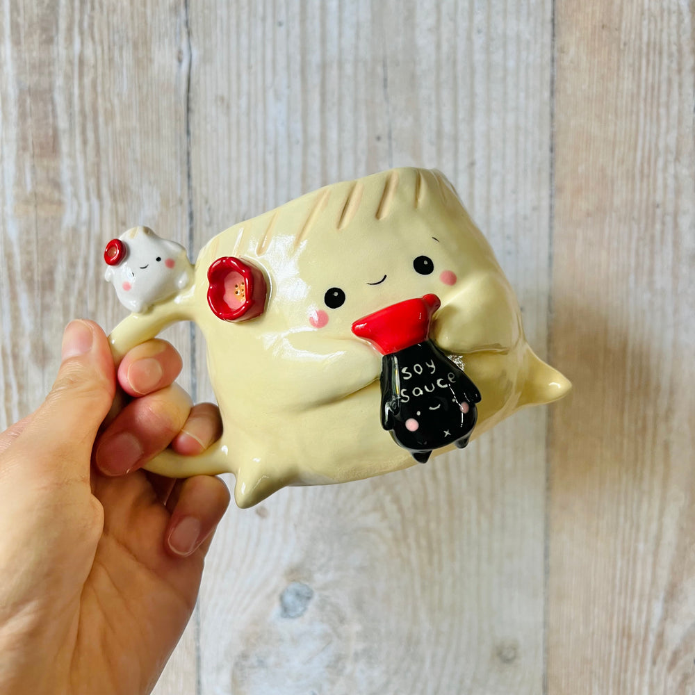 DUMPLING MUG with soy sauce & dumpling friends, photo 8 of 8