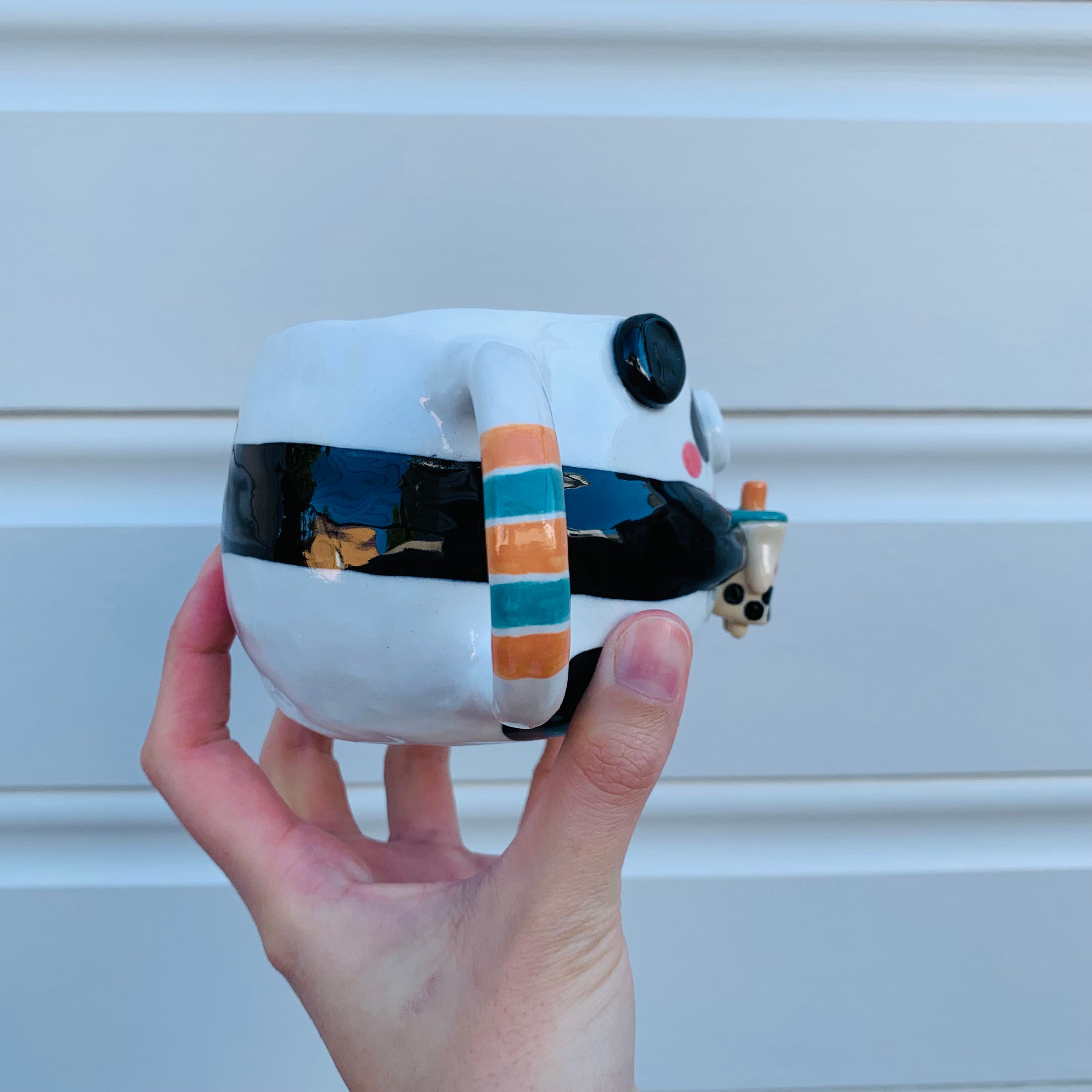 PRE ORDER: Panda with bubble tea mug