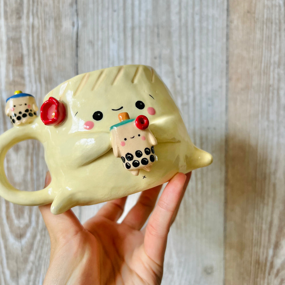 DUMPLING MUG with bubble tea friends, photo 7 of 8