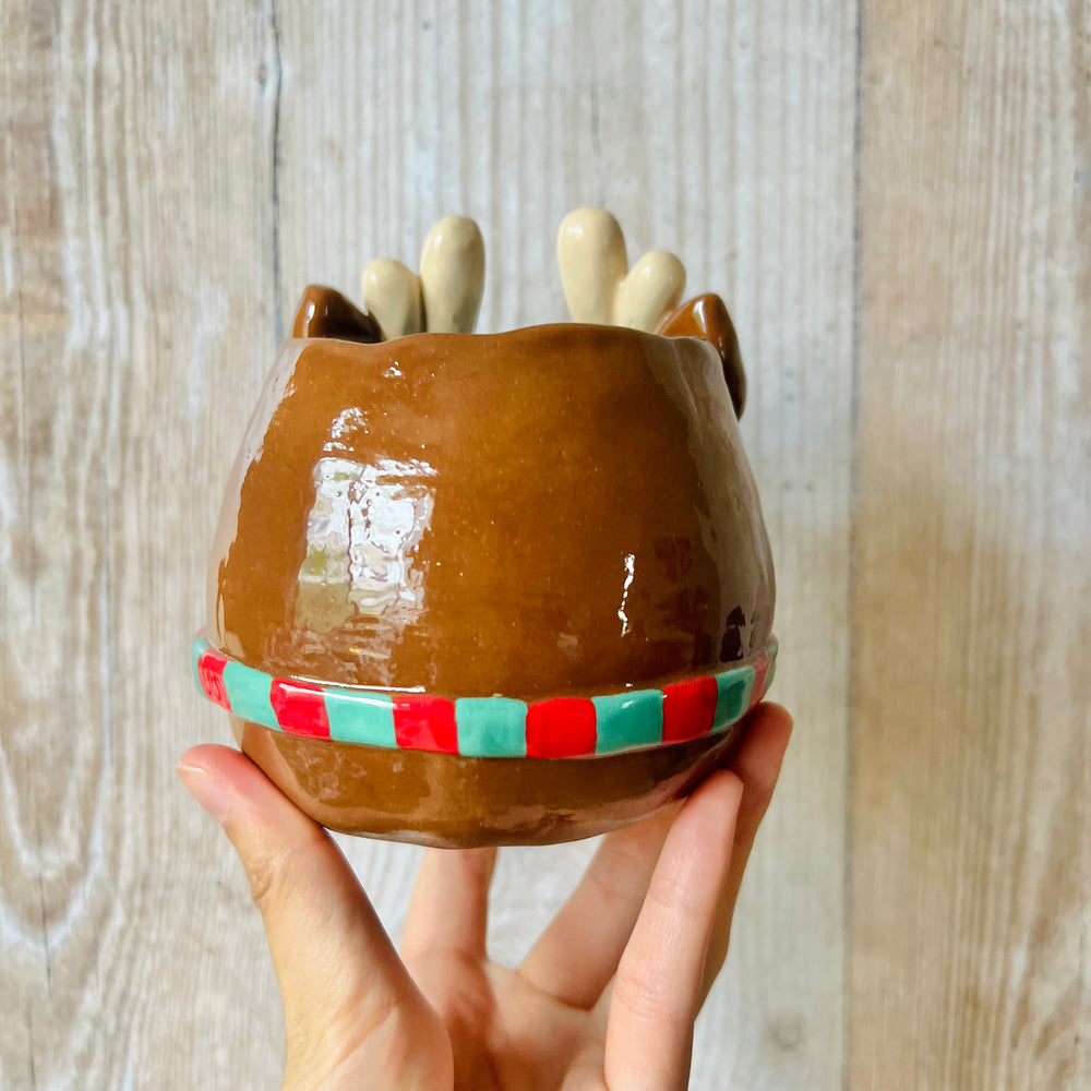 BAUBLE REINDEER POT, photo 4 of 7