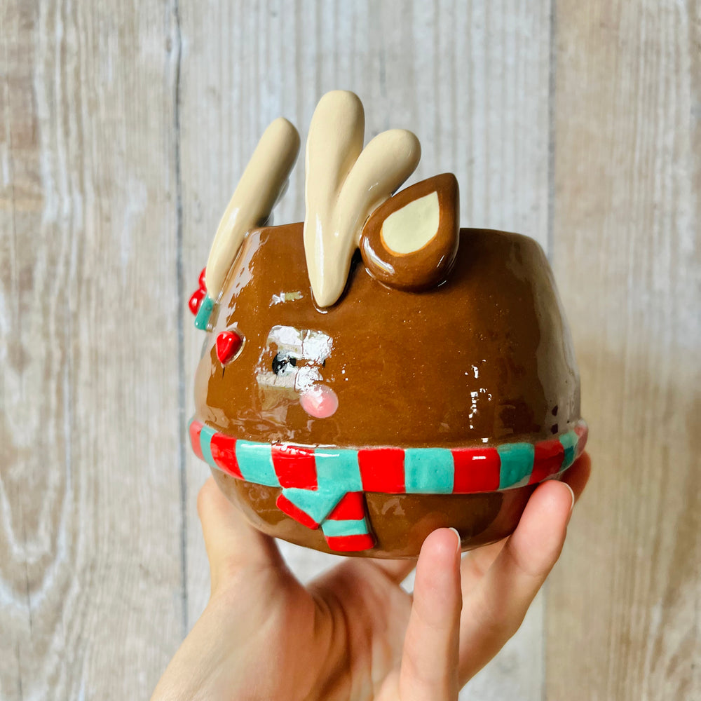 BAUBLE REINDEER POT, photo 3 of 8