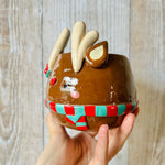 BAUBLE REINDEER POT