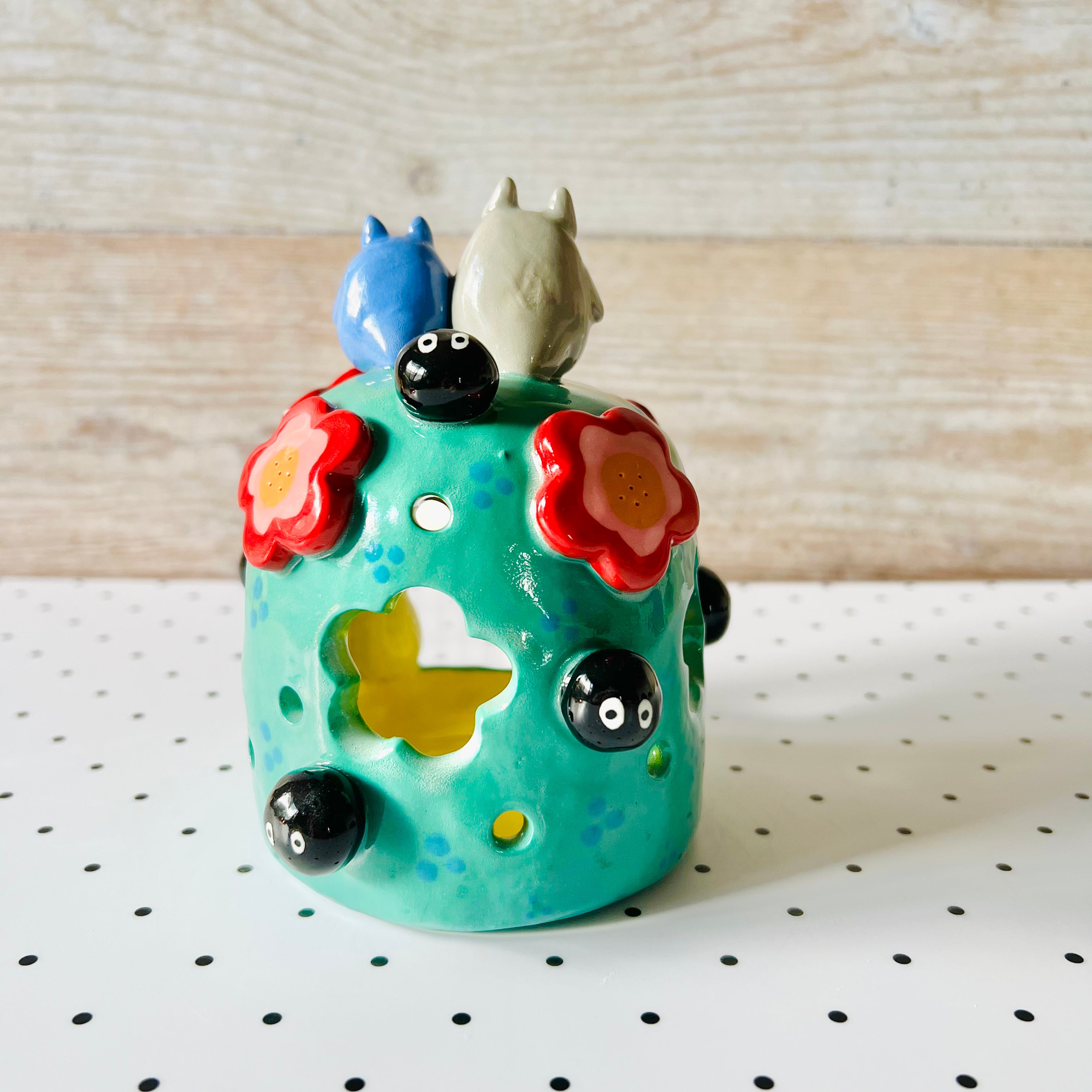 Totoro and friends candle holder