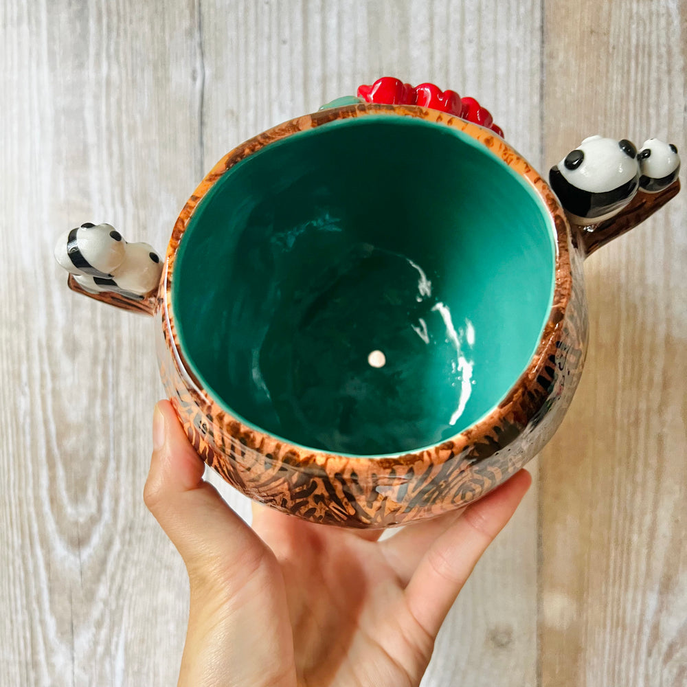HAPPY TREE POT with panda friends, photo 4 of 8