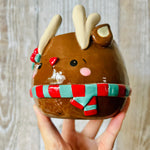 BAUBLE REINDEER POT