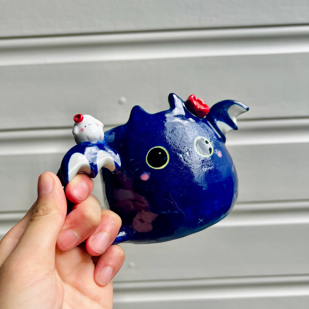Halloween bat mug with ghost friend, photo 8 of 8