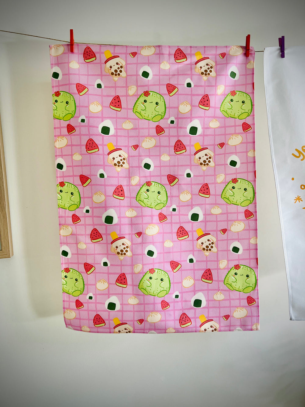 2 PACK CACTUS BUBBLE TRA PICNIC TEA TOWELS, photo 3 of 7