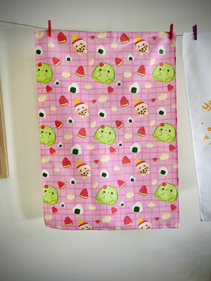 2 PACK CACTUS BUBBLE TRA PICNIC TEA TOWELS